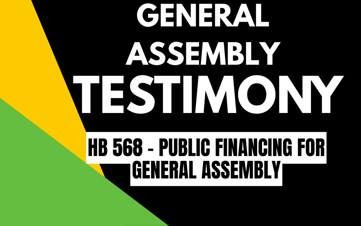 HB 568: Public Financing for Legislature